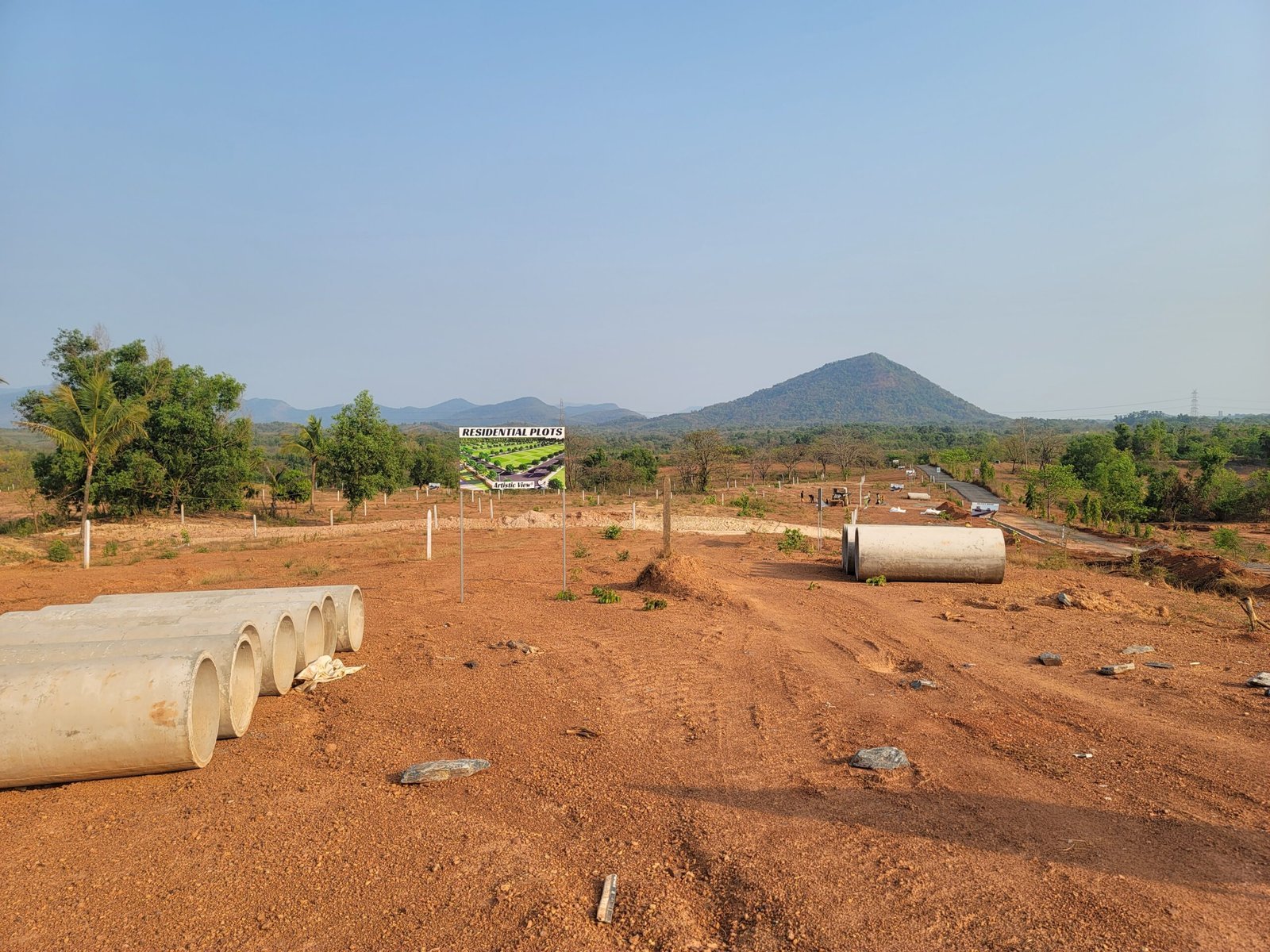 Actual Yog Anand plot area and demarcation work in September 2026